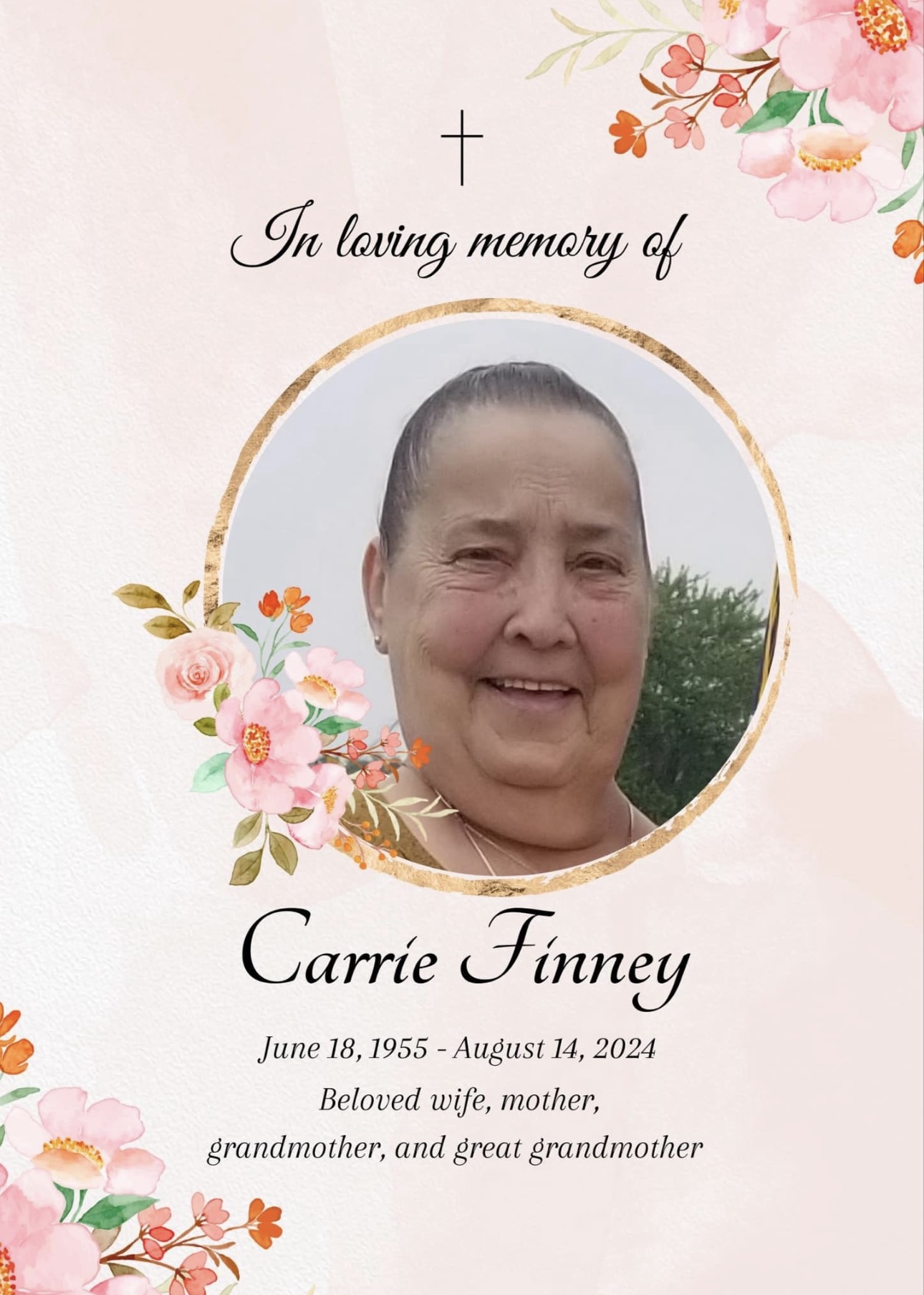 Carrie  Finney Obituary on Michigan Memorial Funeral Home